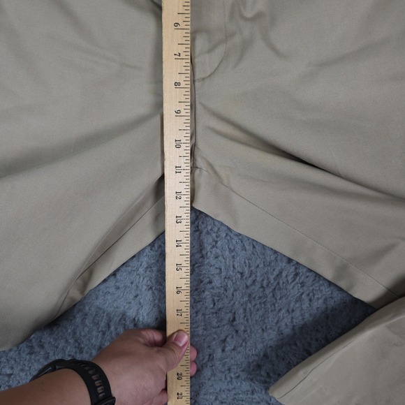 Vintage Dockers Pants Mens 34x30‎ Beige Khaki Retro 98' Relaxed Fit Flat Front - Picture 4 of 11